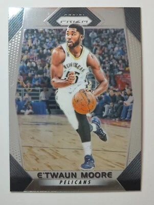 2017-18 Panini Prizm Basketball #128 E'Twaun Moore New Orleans Pelicans - Image 1 of 2