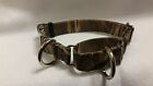 Martingale Dog Collar W/ Metal Buckle USA Made Tough Double D Ring UPS SHIPPING