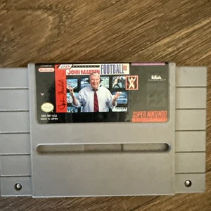 John Madden Football 93 (Super Nintendo SNES) Tested Authentic Cartridge Only  - Picture 1 of 5