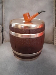 Humidor de barril vintage de 5" de alto - Imagen 1 de 9