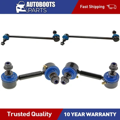 Kit de ligação de barra estabilizadora de suspensão dianteira traseira para 2015-2017 Chrysler 200 - Imagem 1 de 2