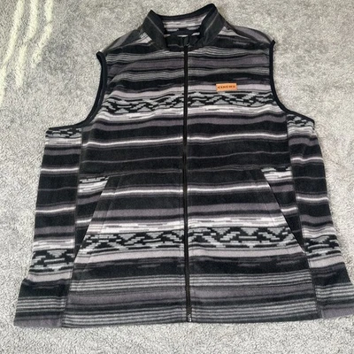 Chaleco Occidental Cinch Para Hombre Patrón Azteca Talla XL Cremallera Completa Foto 1 de 4