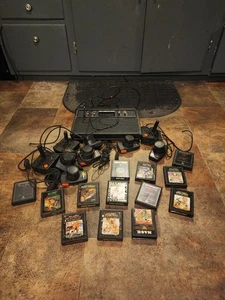 Vintage Atari 2600 Vader Video Computer System, 13 Games, Paddles, Joy Sticks - Picture 1 of 24