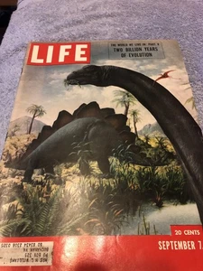 LIFE MAGAZINE SEPTEMBER 7, 1953 TWO BILLION YEARS OF EVOLUTION VERY GOOD - Picture 1 of 5
