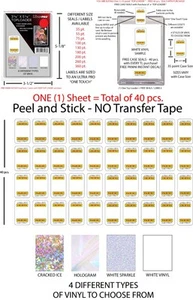 ONE TOUCH STICKERS FREE PANINI INSTANT LABELS PANINI INSTANT CARDS 40 pcs. - Picture 1 of 2
