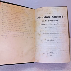 Bürgerliches Gesetzbuch  von  1900 - Bild 1 von 4