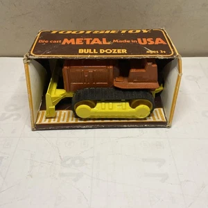 Vintage Tootsie Toys Diecast Bulldozer In Original Box Unplayed With 1978 - Picture 1 of 14