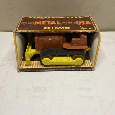 Vintage Tootsie Toys Diecast Bulldozer In Original Box Unplayed With 1978 - Image 1 of 4