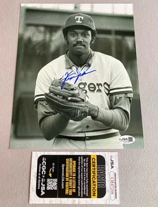 TEXAS RANGERS FERGIE JENKINS AUTOGRAPH 8x10 PORTRAIT PHOTO- JSA CH47216 - Picture 1 of 1