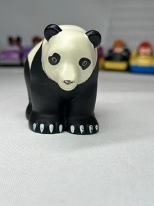 Fisher Price Little People Panda Bear Black White Zoo Ark Replacement 2011 - Picture 1 of 6