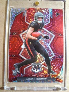 2022 Drake London Panini Mosaic Sparkle Pack Rookie Red Sparkle RC SP 🔥🔥🔥 - Bild 1 von 2