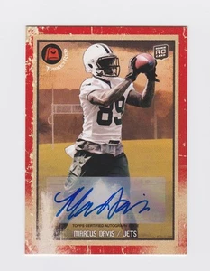 2013 Topps Turkey Red Autographs #88 Marcus Davis RC Auto Jets Virginia Tech - Picture 1 of 2