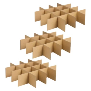  18 Pcs Shipping Carton Dividers Moving Boxes for Glasses Packing Kits - Picture 1 of 12