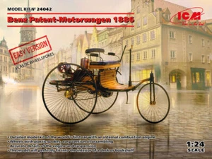 ICM 1:24 24042 Benz Patent-Motorwagen 1886 (EASY version = plastic wheel-spokes) - Bild 1 von 1