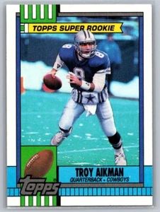 1990 Topps Troy Aikman #482b - Dallas Cowboys - Bild 1 von 2