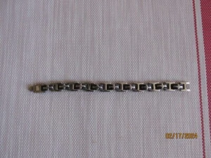 Neu Herren Leder oder Gummi Mode Armband - Bild 1 von 1