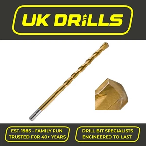 1 x EXTREME MASONRY DRILL BIT | TITANIUM/TIN COATED FOR CONCRETE/BRICK - Picture 1 of 1