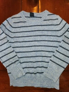 Gap 5 Boys Blue Striped Pullover Sweater - Picture 1 of 4