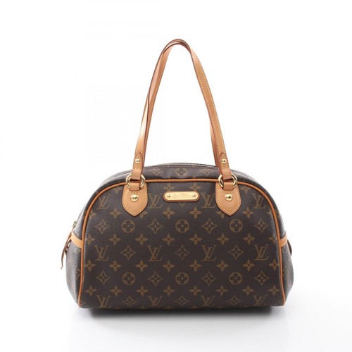 LOUIS VUITTON（LV） Borsa a tracolla Louis Vuitton Montorgueil PM M95565 tela monogramma marrone usata LV