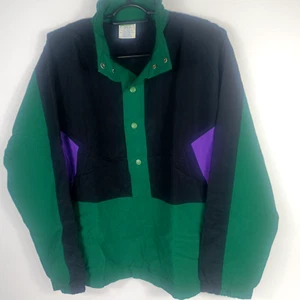 Gepard Vintage Colorblock Farben Hip Hop Knopfleiste Jacke Hemd Herren XL - Bild 1 von 5