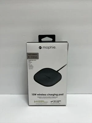mophie - 15W Wireless Charging Pad - Black- OPENBOX - Image 1 of 4