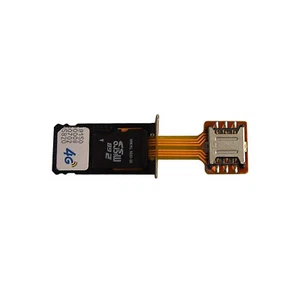 Double Dual SIM Card Micro SD Adapter for Android Phone Extender Nano to NAMO C - Picture 1 of 8