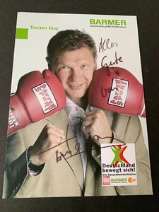 TORSTEN MAY Olympiasieger 1992 Boxen signed Autogrammkarte 10x15 - Picture 1 of 1