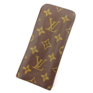 LOUIS VUITTON Glasses Case Monogram PVC  Reza- Used Authentic T8849