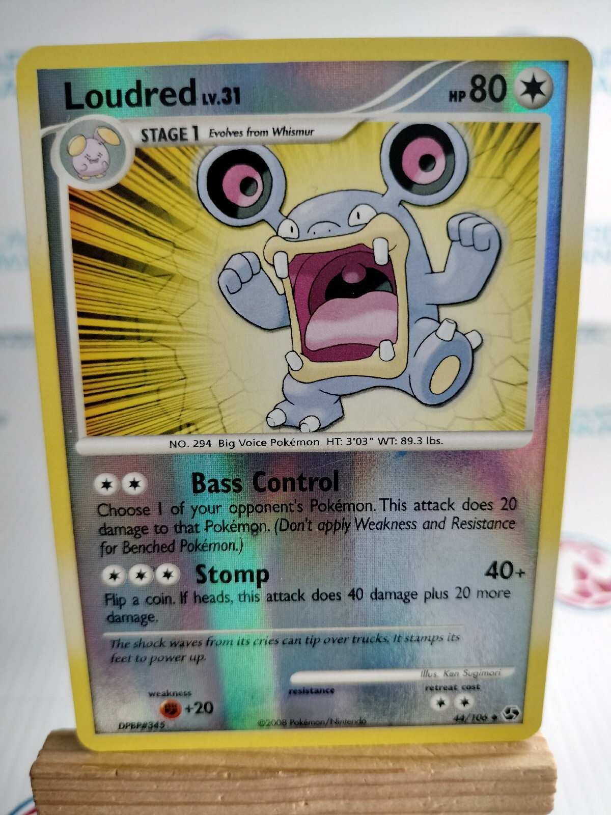 Loudred - 44/106 - Uncommon Reverse Holo, English Pokemon Great Encounters (87)