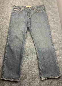 Perry Ellis Jeans Mens Size 38X32 Blue Straight Leg Denim Pants - Picture 1 of 10