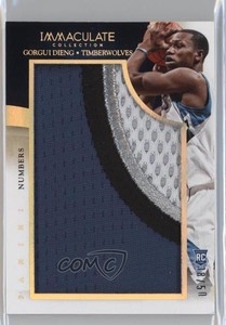 2013-14 Panini Immaculate Team Logos Numbers /50 Gorgui Dieng #60 Rookie RC