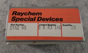 NUEVO- Caja 20 Raychem D-142-65 SoldeSleeve Shield Terminators.........(C19B4) - Imagen 1 de 4