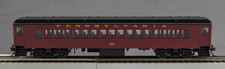 HO P-54 Pennsy RR Roman (Tuscan w/bk roof) Coach #51 (1-094077)