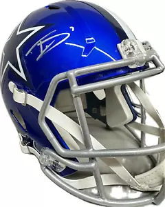 Casco de fútbol americano flash (PIA) Trevon Diggs Dallas tamaño completo con repetición de velocidad - Imagen 1 de 5
