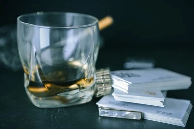 Clip de corbata vintage Sophos años 60 chapado en oro con madreperla Foto 1 de 4