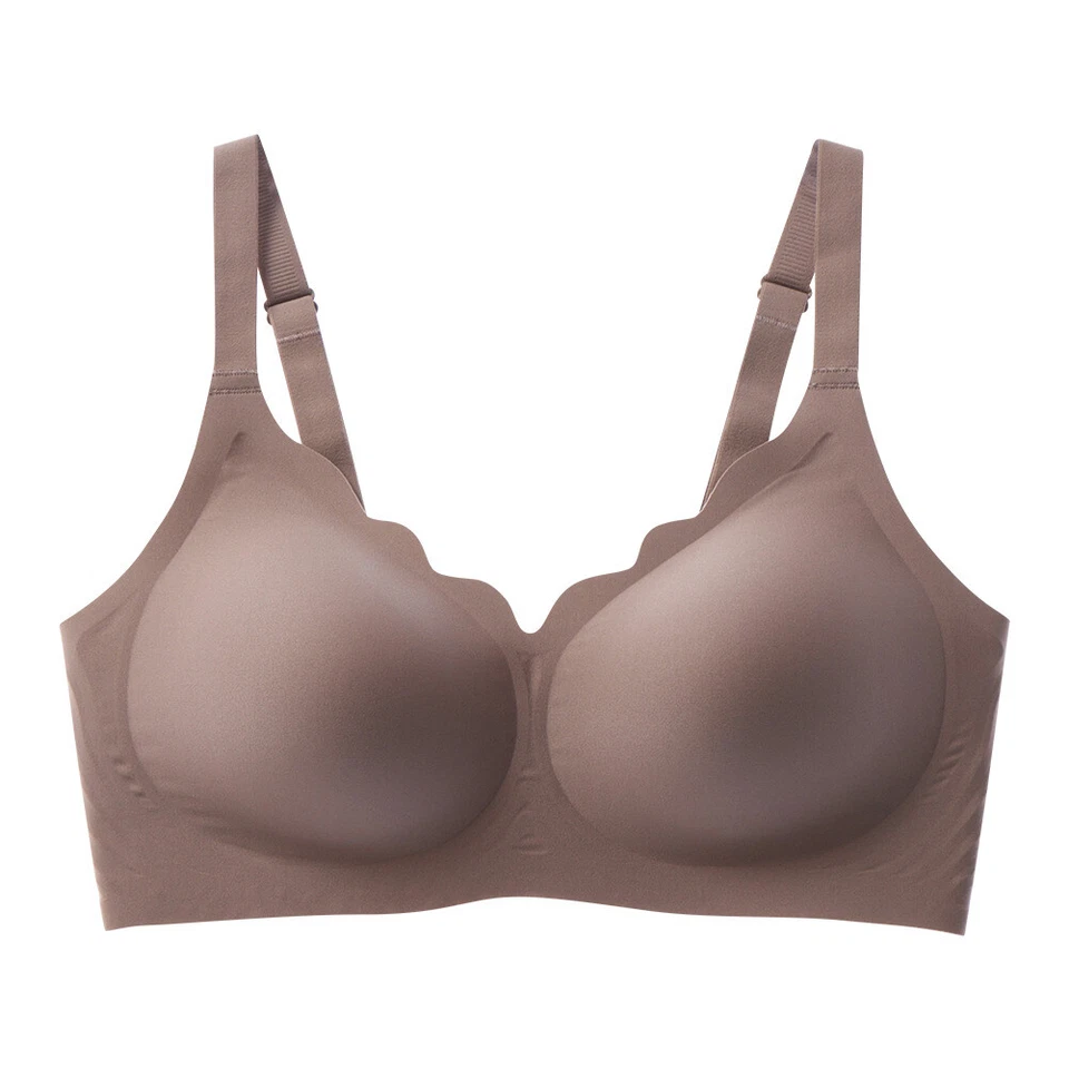 Wireless Bra for Women No Underwire Seamless Bra Padded T Shirt Comfort Bralette - Image 1 of 4