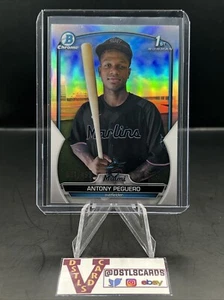 2023 Bowman Chrome - ANTONY PEGUERO BOWMAN 1ST REFRACTOR /499 #BCP-62 - Bild 1 von 3