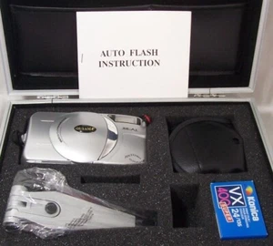 Cámara automática de apuntar y disparar Ouyama 35MM de colección con película y estuche NUEVA - Imagen 1 de 9