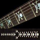 Skull White Pearl Fretboard Markers Inlay Stickers Decals Guitar Japan