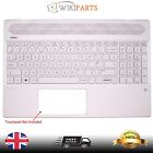Replace For HP PAVILION 15-CS3125TX Silver Palm rest Cover With Keyboard UK