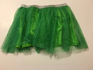 Green Skirt Cheetah Print Girl Size XL 14-16 New - Picture 1 of 2