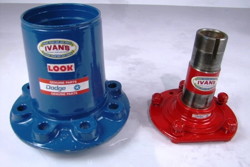 Dodge Truck 72/73/74 4x4 1 tonelada W300 Dana 70 doble rueda OE buje delantero con husillo Foto 1 de 4