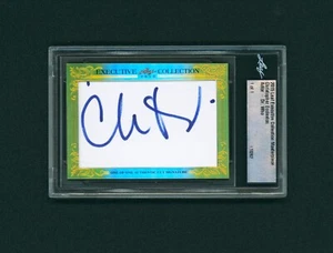 DOCTOR WHO CHRISTOPHER ECCLESTON 2015 LEAF EXECUTIVE MASTERPIECE AUTO 1/1 RARE - Picture 1 of 1