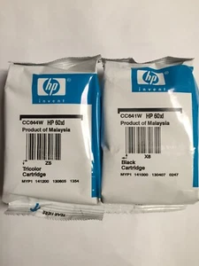 HP 60XL Black & Color XL Ink Cartridge Sealed - Expired 2014 - Picture 1 of 2