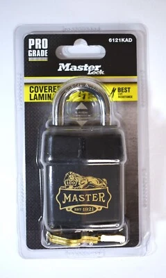 Master Lock 6121KAD 限量版 100 周年挂锁专业级硬质 — 第 1/3 张图片