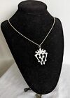 Scottish Iona Sterling Silver Luckenbooth Pendant & Chain  Celtic Art Industries