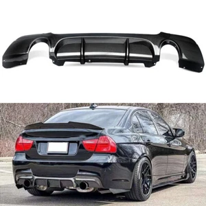 For BMW E92 E93 328i 335i M-Tech 07-13 ABS Carbon Fiber Rear Diffuser Bumper Lip - Picture 1 of 8