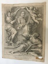 18th CENTURY:  Picturae Francisci Albani in aede verospia, Rome 1704 Engraving
