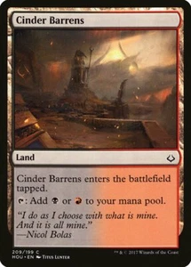 4 Cinder Barrens 4x x4 - NM - Hour of Devastation - SPARROW MAGIC mtg - Picture 1 of 1