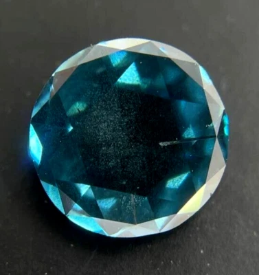 0.87 Ct Blue Salt And Pepper Lab Grown Diamond Round Loose Lab Created Diamond - Image 1 of 4